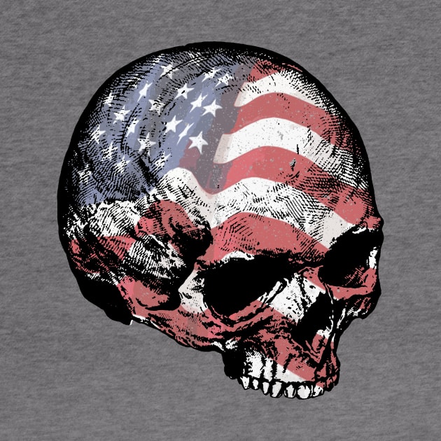 USA Skull by Toby Wilkinson